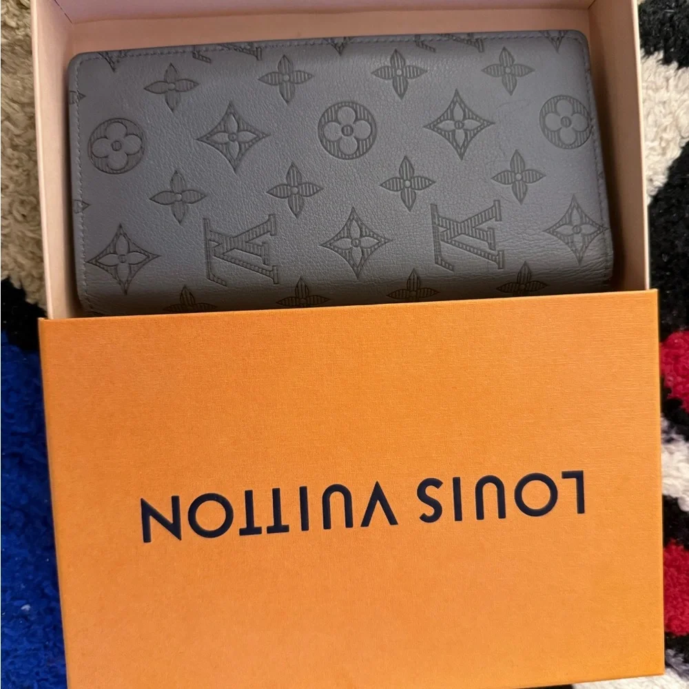 Louis Vuitton Gray Embossed Monogram Phone Case